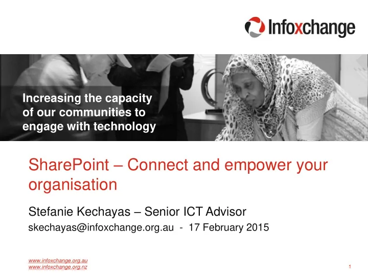 sharepoint connect and empower your organisation