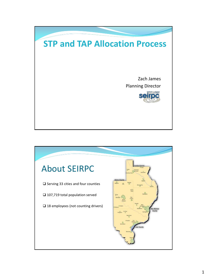stp and tap allocation process