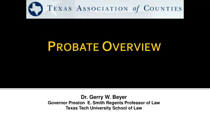 dr gerry w beyer