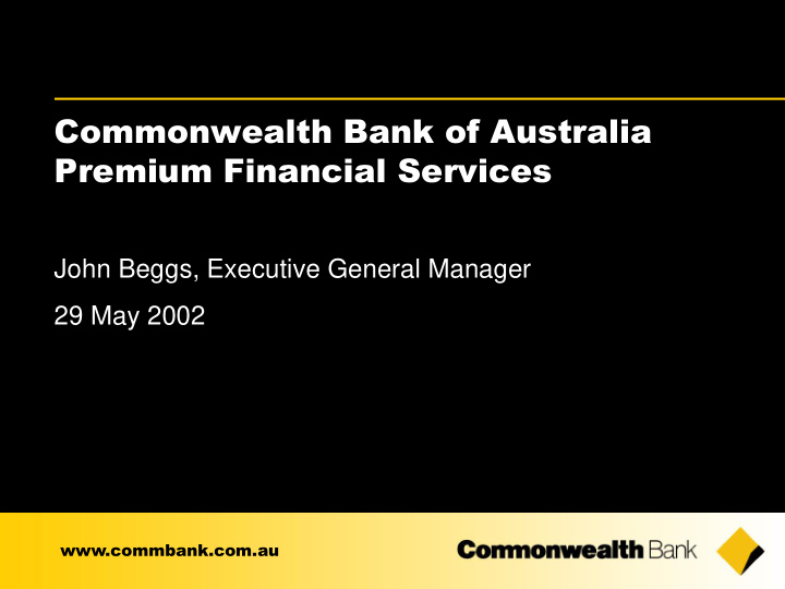 commonwealth bank of australia
