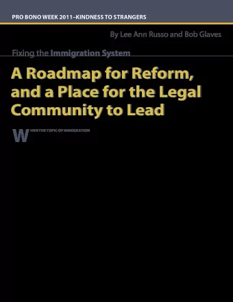 W  HEN THE TOPIC OF IMMIGRATION  comes up, seemingly the only thing all  sides agree upon is that