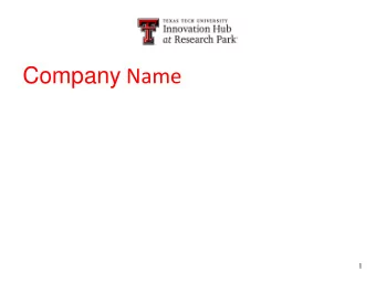 Company Name  1  Team  2  Problem   What problem are you solving?  3  Solution  What is your