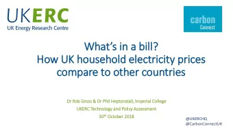 How UK household ele  lectric  icity pric  ices  compare to other countrie  ies  Dr  Dr Rob  ob