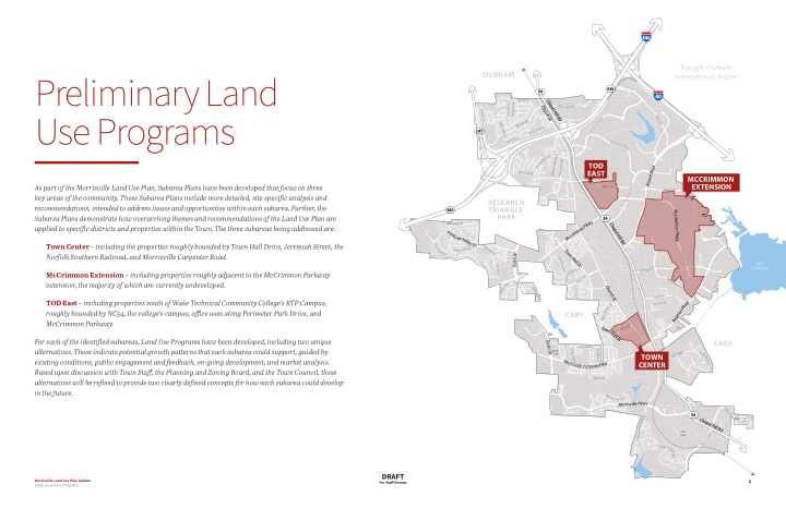 preliminary land