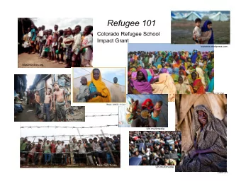 Refugee 101  Colorado Refugee School  Impact Grant  ivymama.wordpress.com  Muslimvoices.org  GTZ.DE