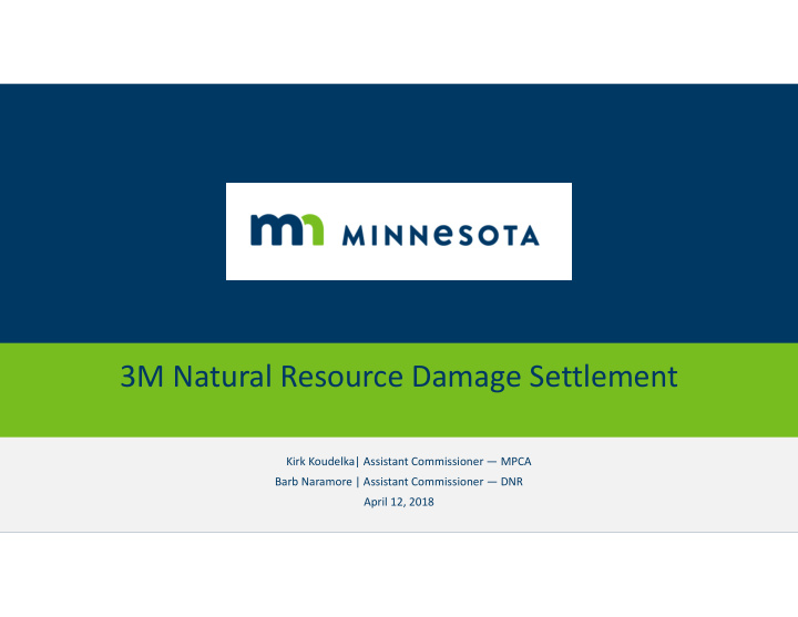 3m natural resource damage settlement