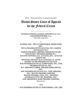 United States Court of Appeals  for the Federal Circuit  __________________________