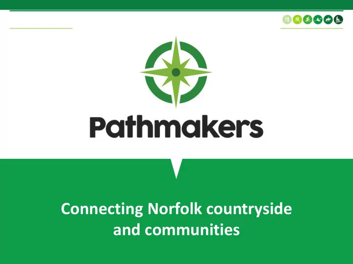 and communities