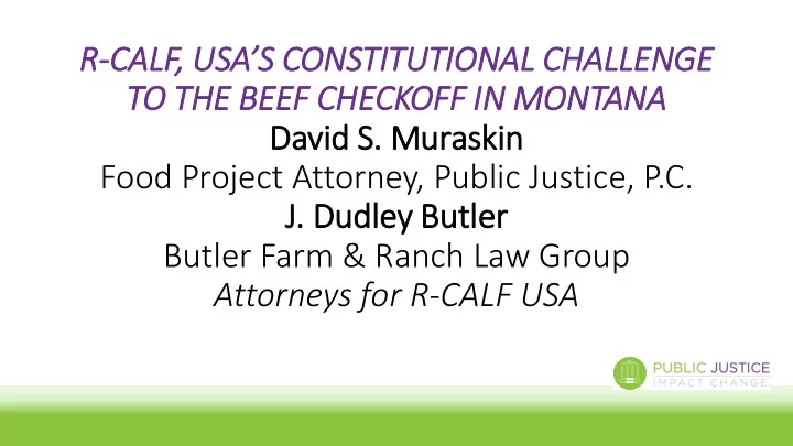 to the beef checkoff in in montana