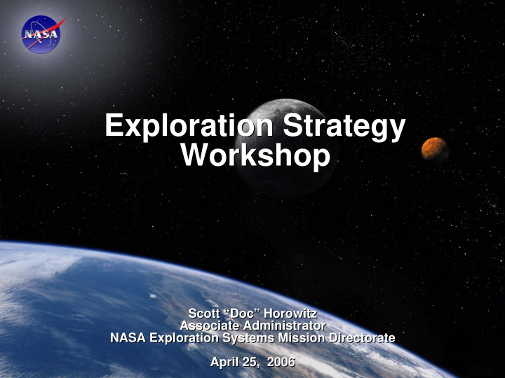 exploration strategy exploration strategy workshop