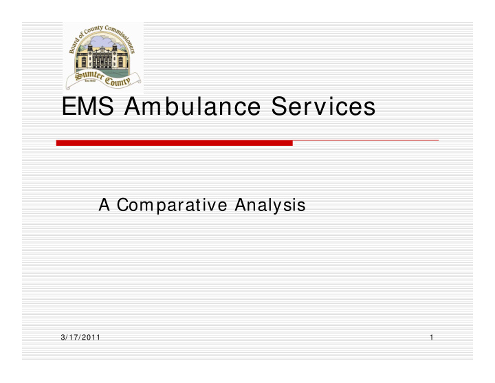 ems ambulance services