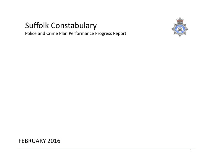 suffolk constabulary