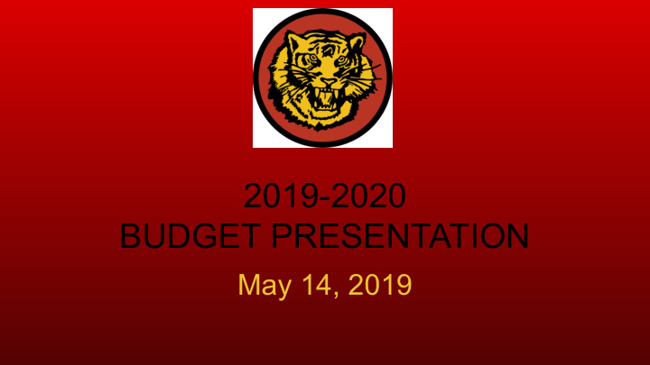 2019 2020 budget presentation
