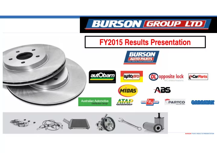 fy2015 results presentation