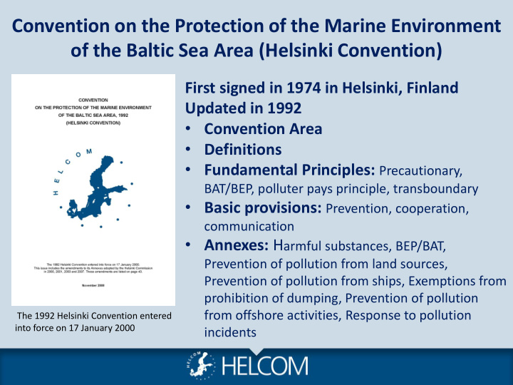 convention on the protection of the marine environment