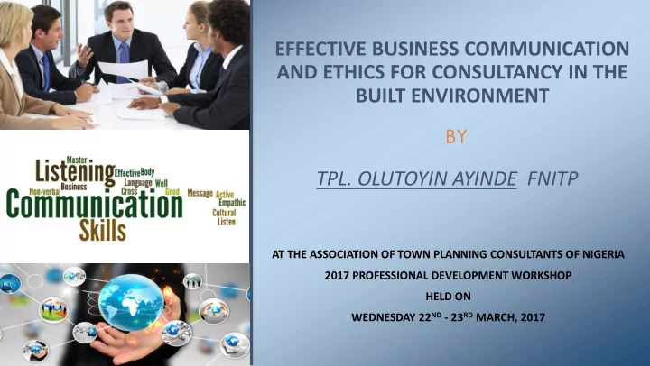 effective business communication