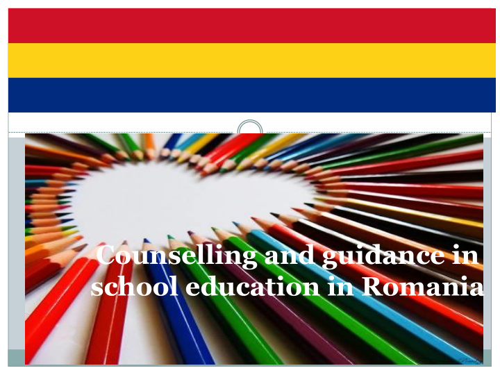 counselling and guidance in school education in romania