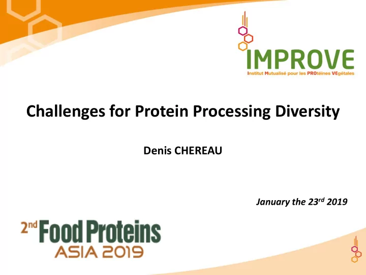 challenges for protein processing diversity