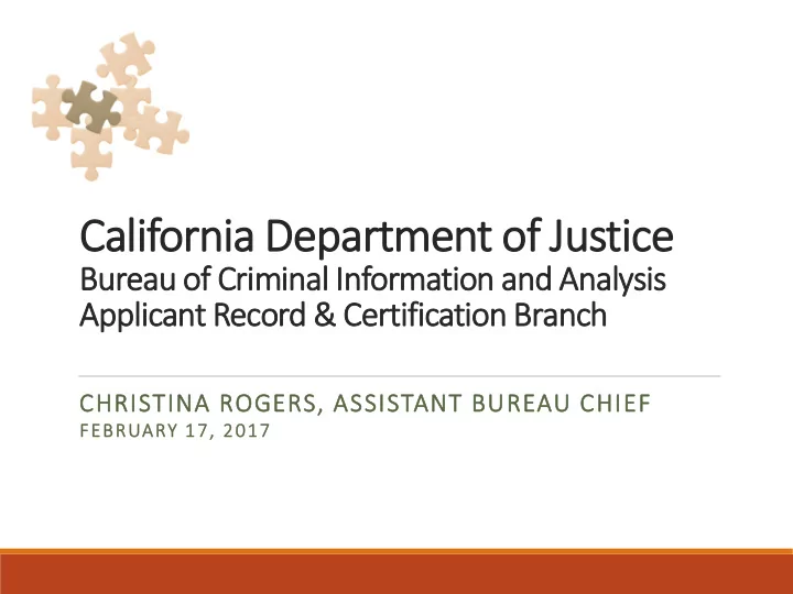 california de departm rtment of j justice