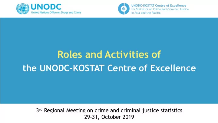 roles and activities of