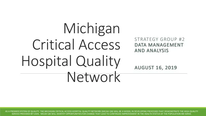 critical access