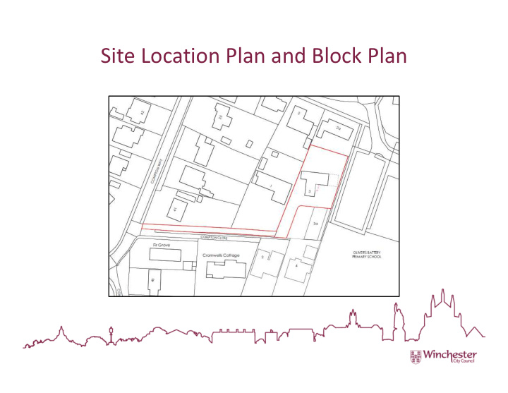 site location plan and block plan aerial photograph