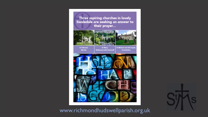 richmondhudswellparish org uk richmondhudswellparish org