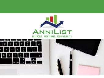 OVERVIEW  AnniList is a powerful tracking application that  uses RFID/NFC technology with an easy