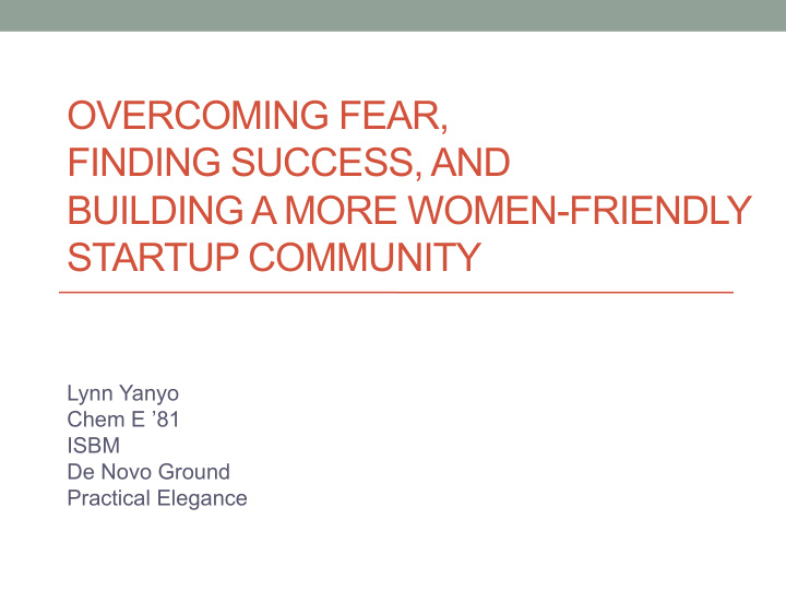 overcoming fear finding success and building a more women