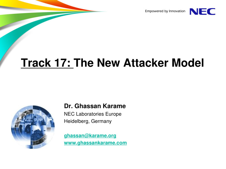 track 17 the new attacker model