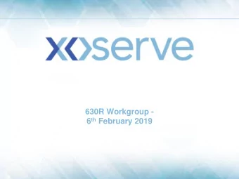 630R Workgroup - 6 th February 2019  Purpose    UNC Drafting to be provided to Ofgem Programme