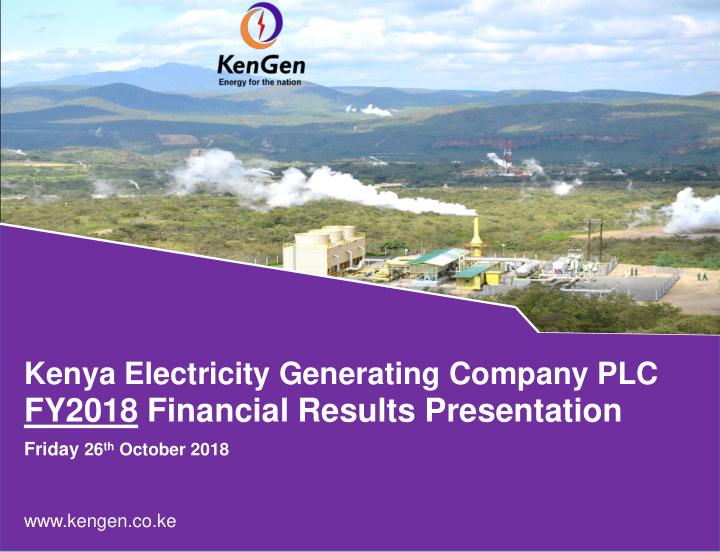 fy2018 financial results presentation