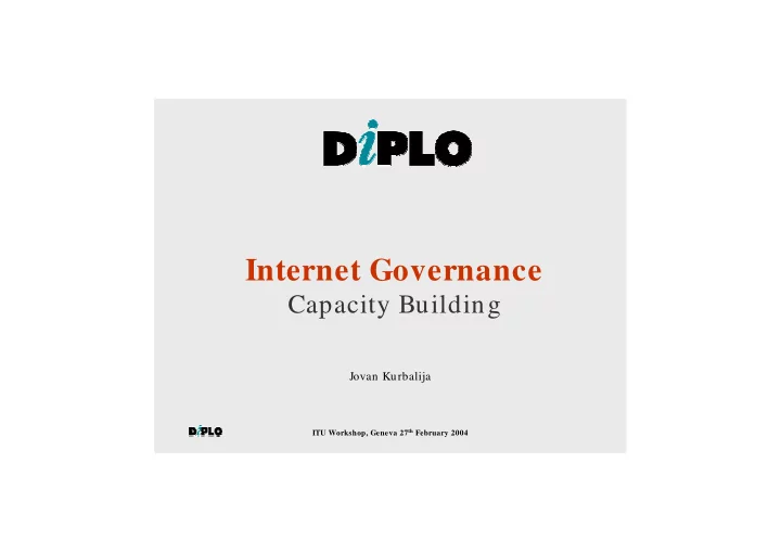 internet governance