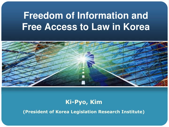 freedom of information and
