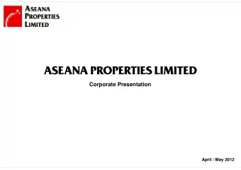 Corporate Presentation