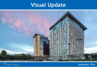 Visual Update  September 2016  Disclaimer  IMPORTANT: You must read the following before