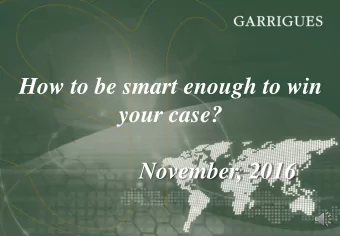 How to be smart enough to win  your case?  November, 2016 Before starting To arbitrate or not?