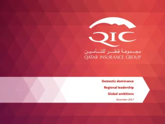 Global ambitions  December 2017  At a Glance  Strategy  Competitive Position  Performance