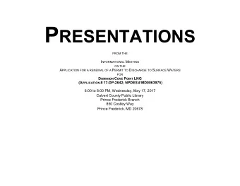 Permitting Process Receive Application Publish Notice of Application Hold Information Meeting (if