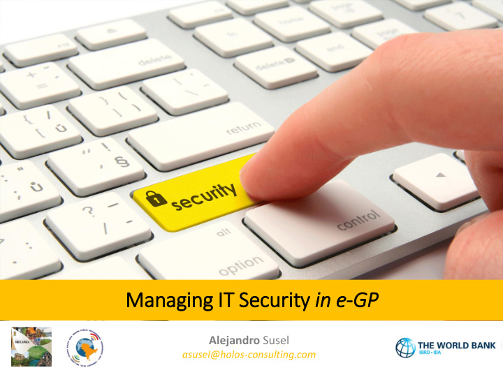 managing it it security in in e gp gp