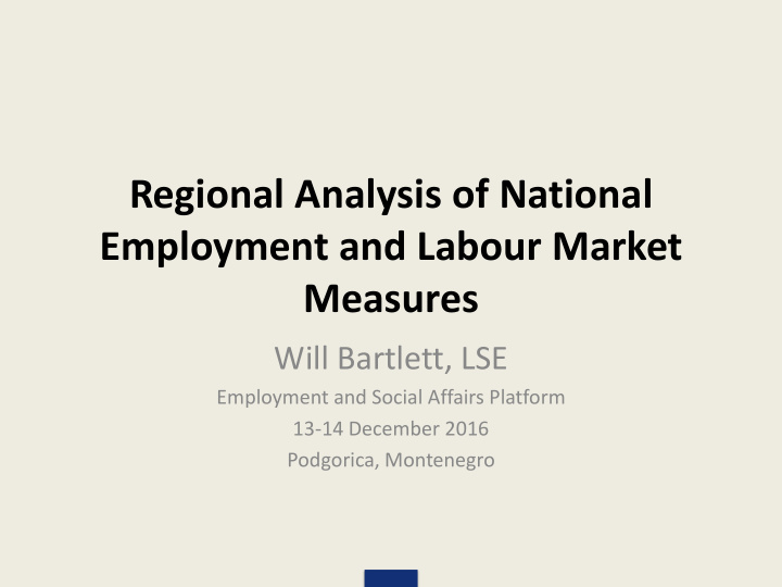 employment and labour market