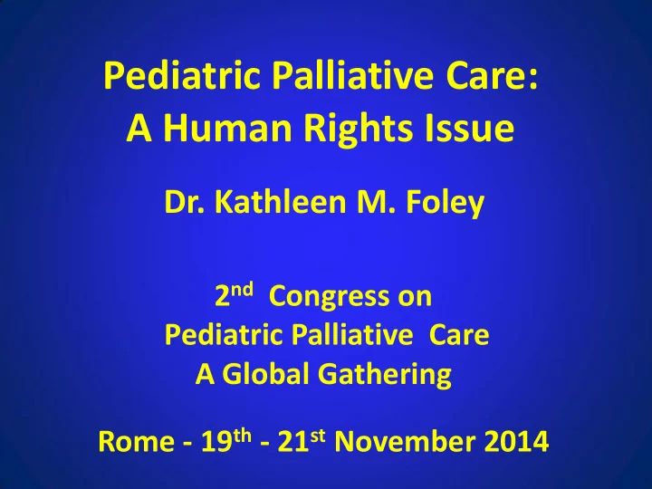 a human rights issue