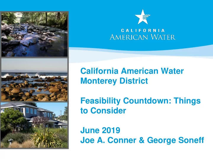 monterey district