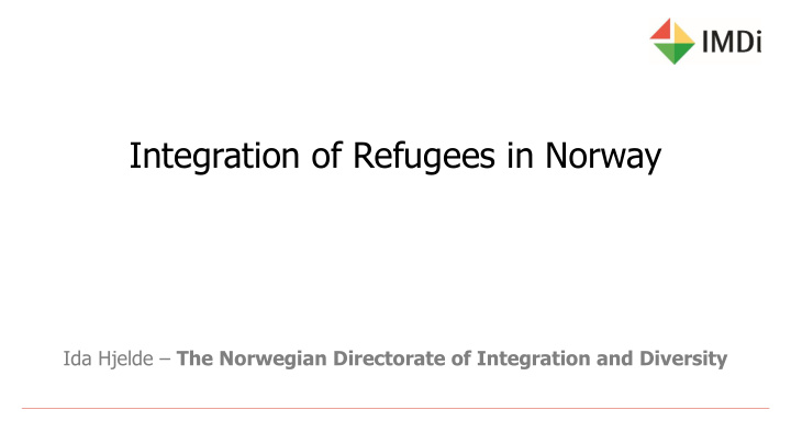 integration of refugees in norway