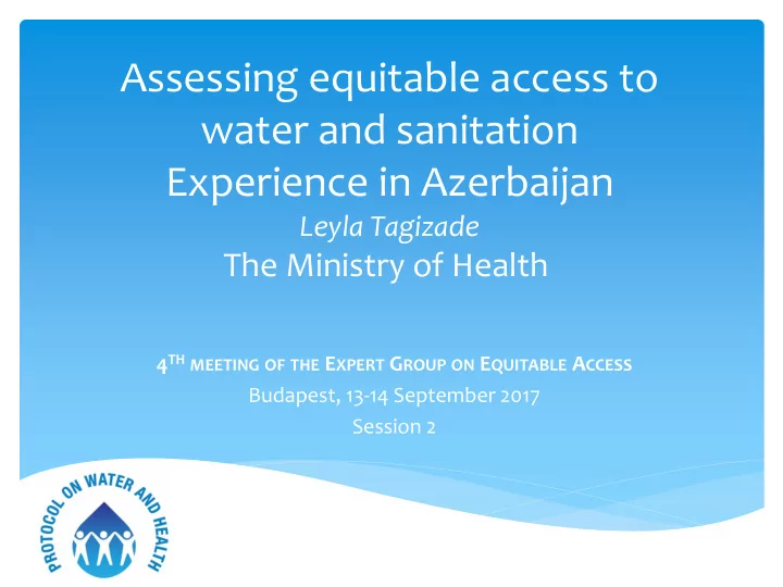 assessing equitable access to