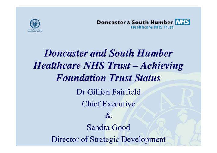 doncaster and south humber doncaster and south humber