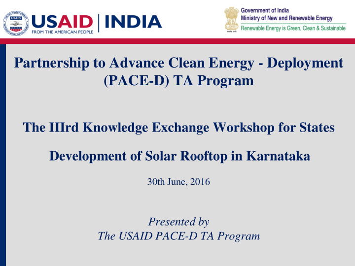 partnership to advance clean energy deployment