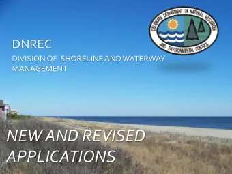 NEW AND REVISED  APPLICATIONS  A NEW LOOK A NEW LOOK  NEW APPLICATIONS  FORMS:  1. Application