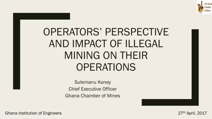 and impact of illegal