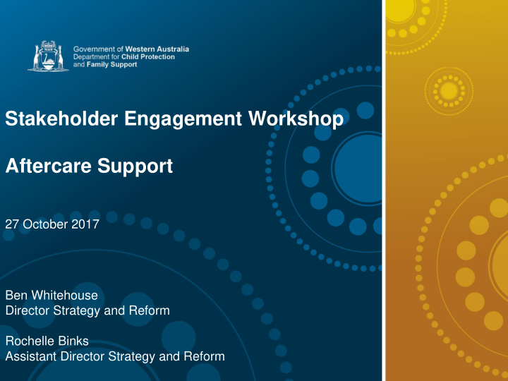 stakeholder engagement workshop